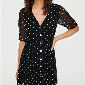 Wilfred Dresses Aritzia Wilfred Polka Dot
Mini Dress | Color: Black/White